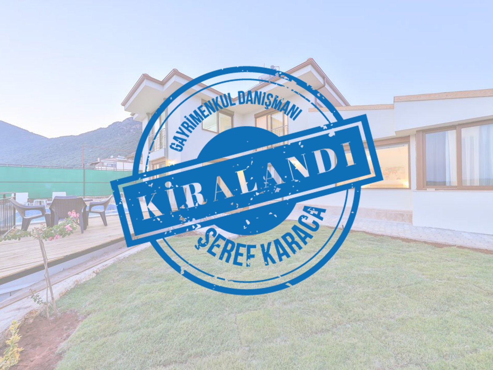 Kaş'ta Konforlu Özel Havuzlu ve Lüks Kiralık Villa (KİRALANDI)